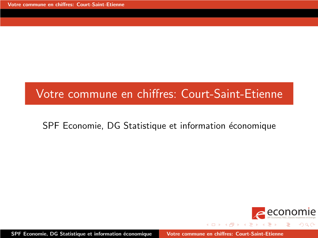 Votre Commune En Chiffres: Court-Saint-Etienne