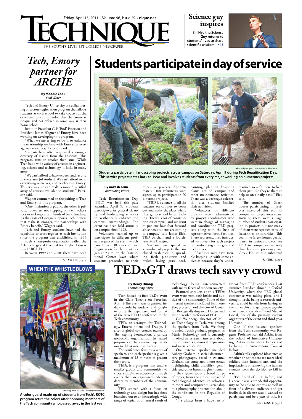 Students Participate in Day of Service Partner for ARCHE by Maddie Cook Staff Writer