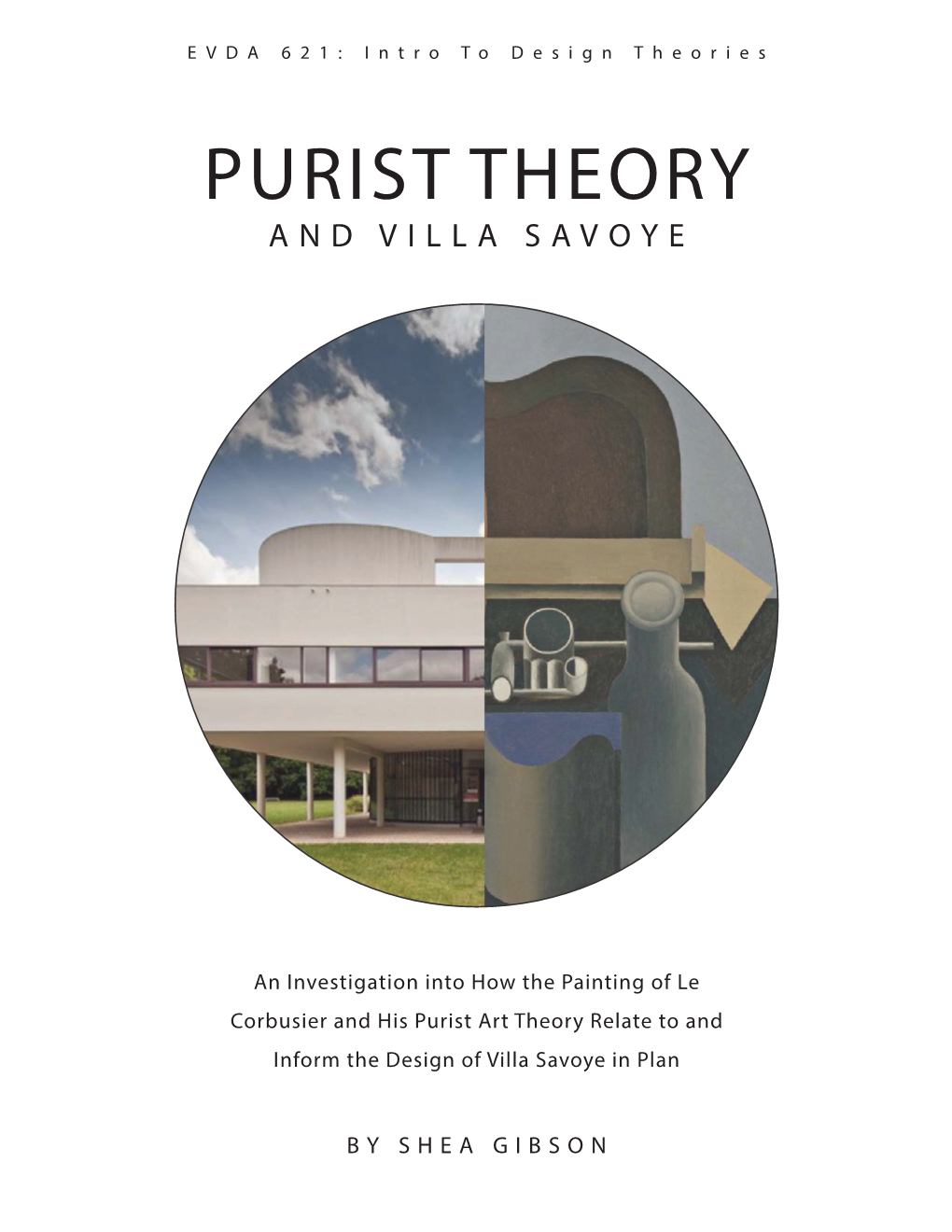 Purist Theory and Villa Savoye