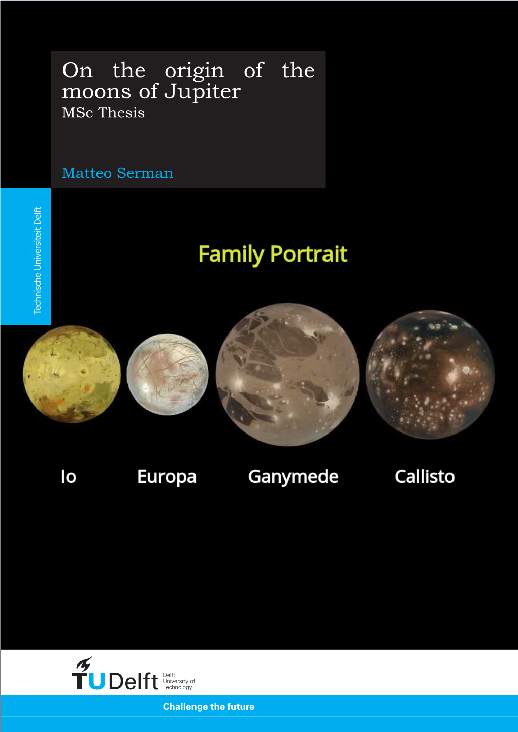 On the Origin of the Moons of Jupiter Msc Thesis