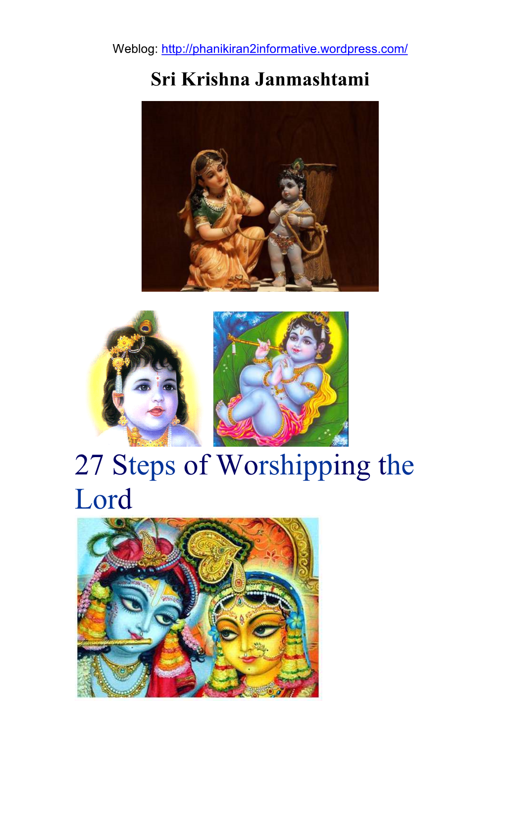 Sri Krishna Janmashtami