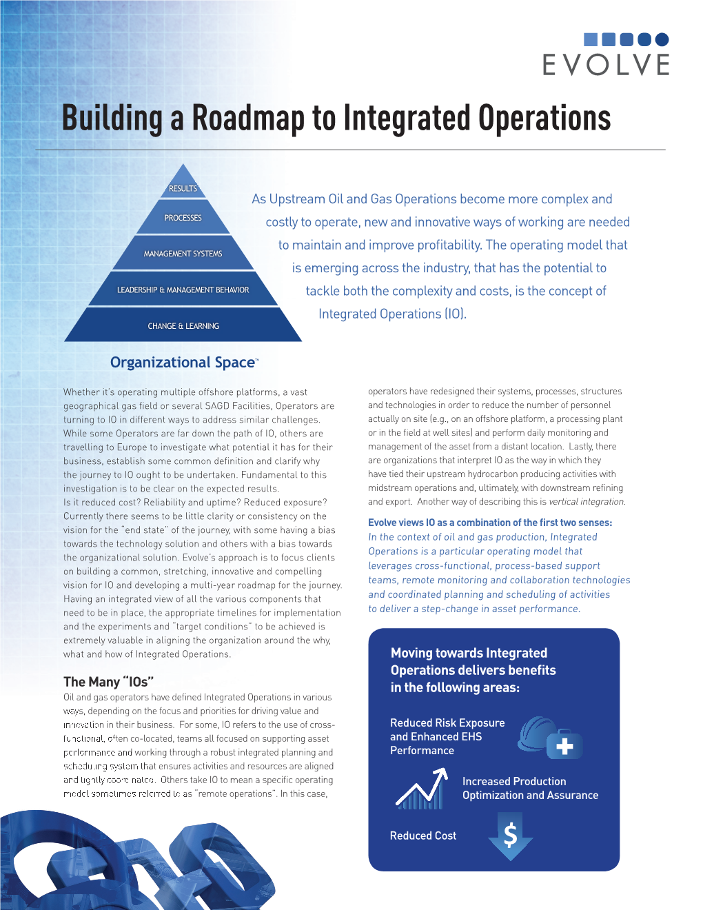 Building a Roadmap to Integrated Operations