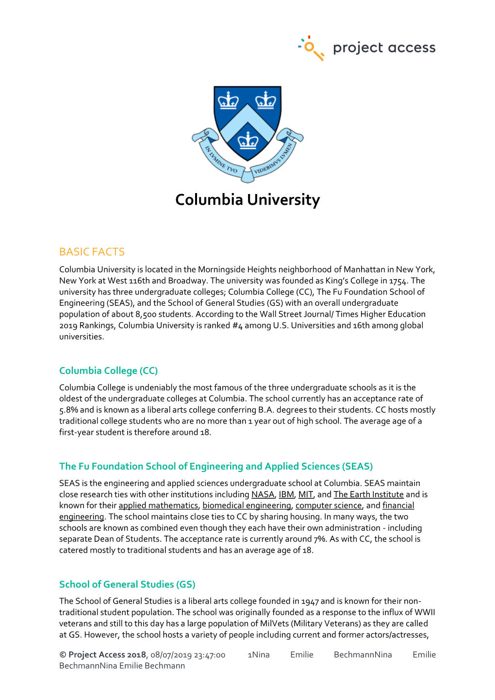 Columbia University