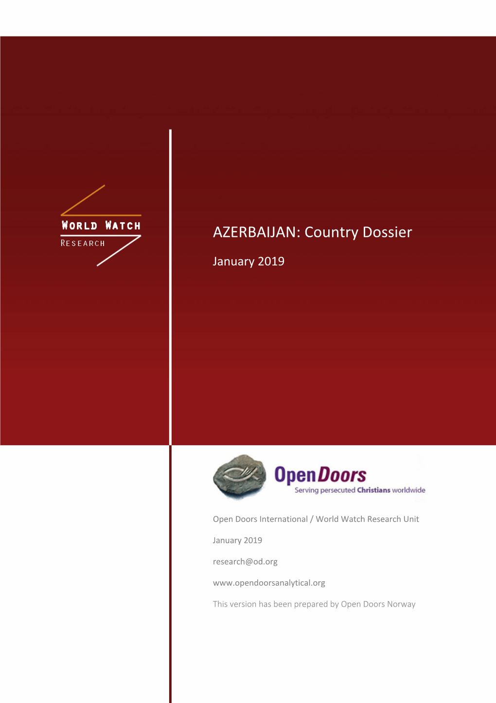 AZERBAIJAN: Country Dossier