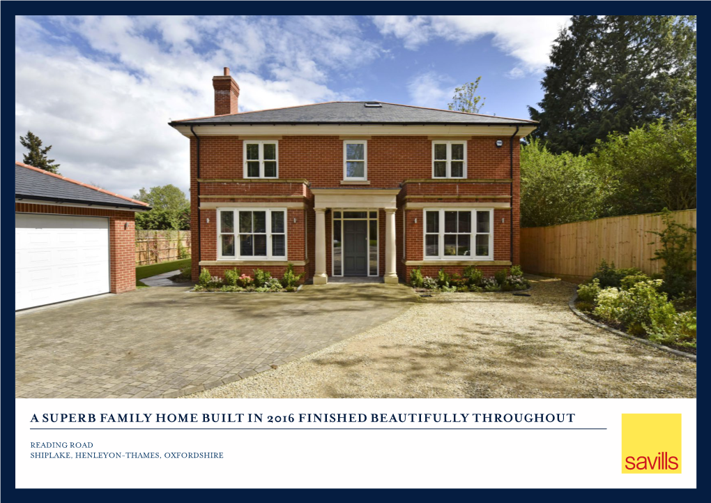 A Superb Family Home Built in 2016 Finished Beautifully Throughout