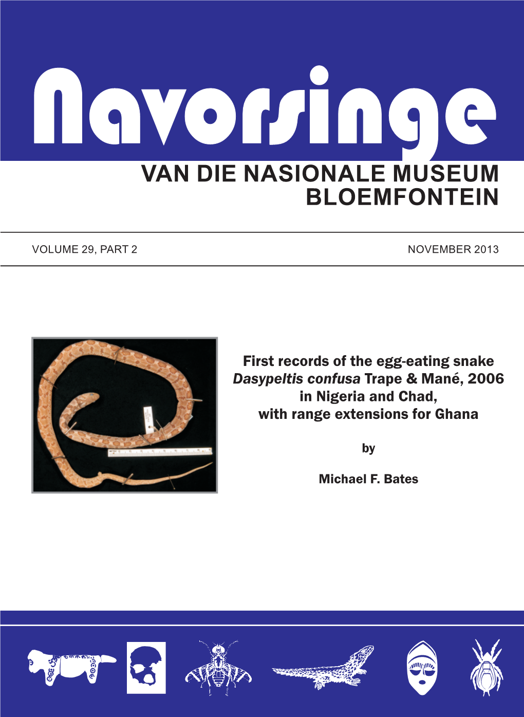 A New Size Record for the West African Egg-Eating Snake Dasypeltis Gansi Trape & Mane, 2006, with New Distribution Records