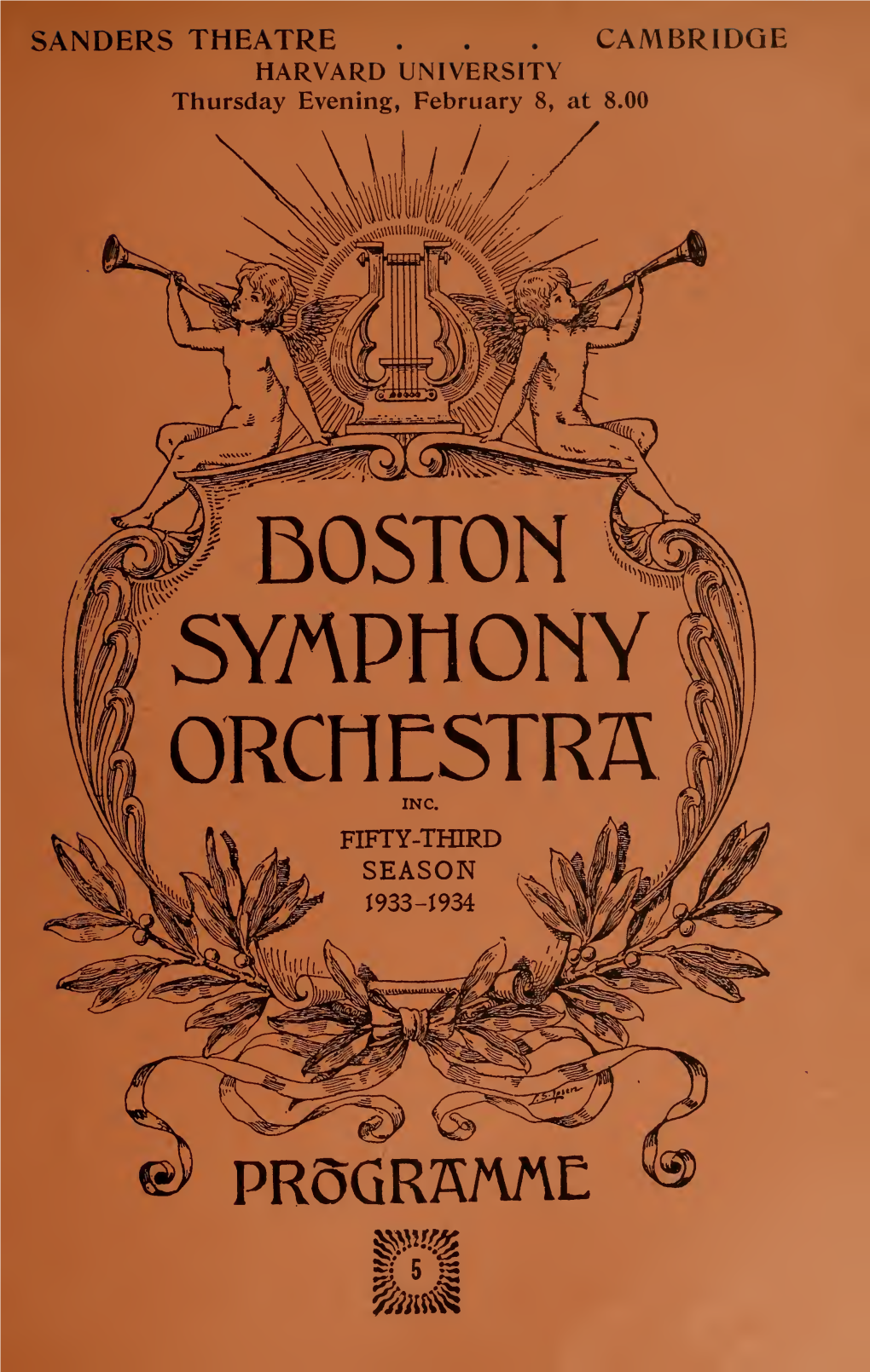 Boston Symphony Orchestra Concert Programs, Season 53,1933