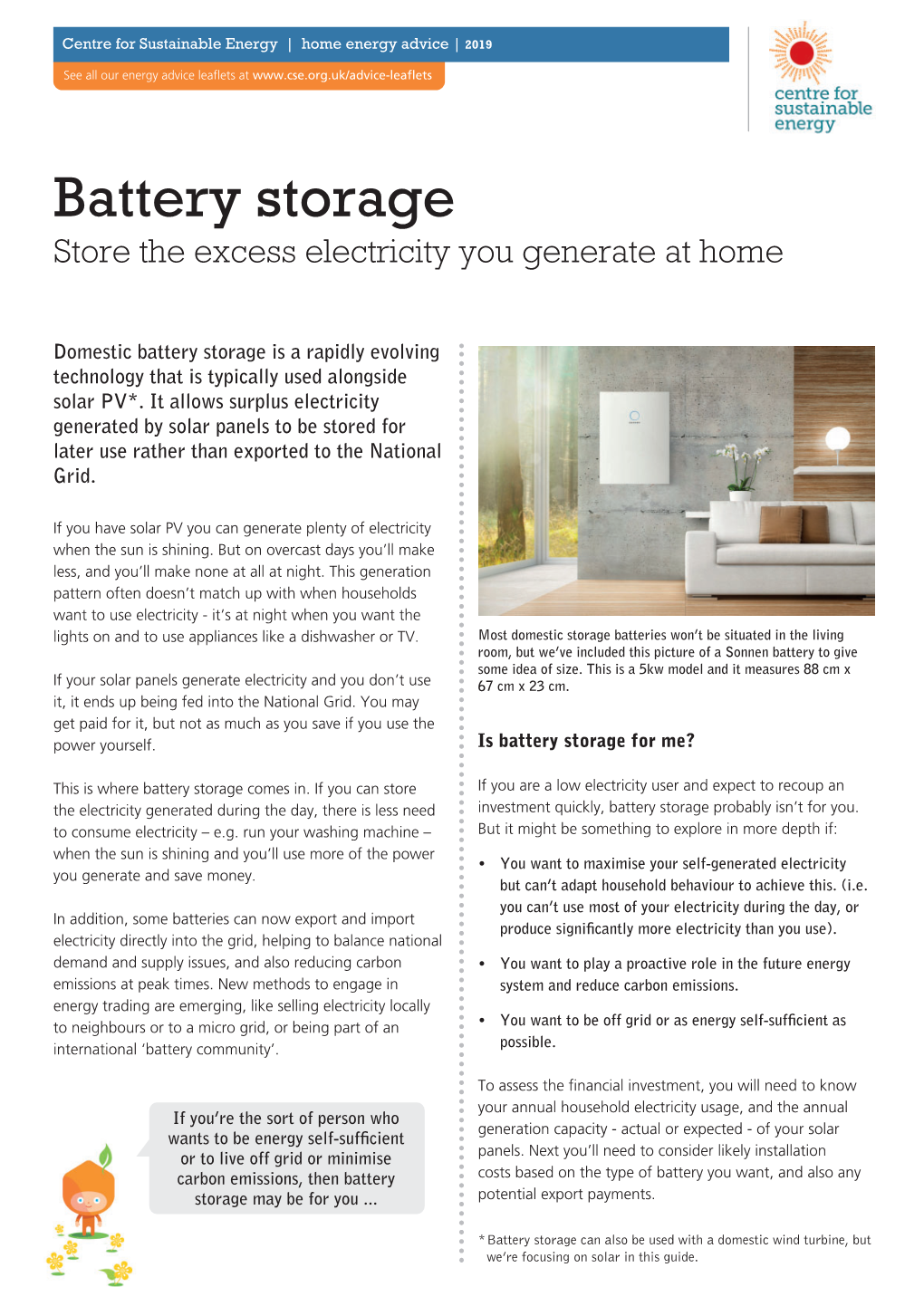 Battery Storage 29 November 2019