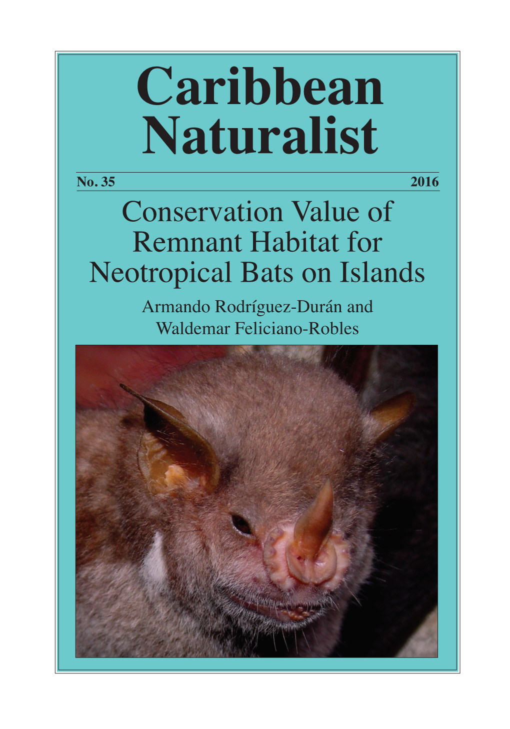 Caribbean Naturalist No