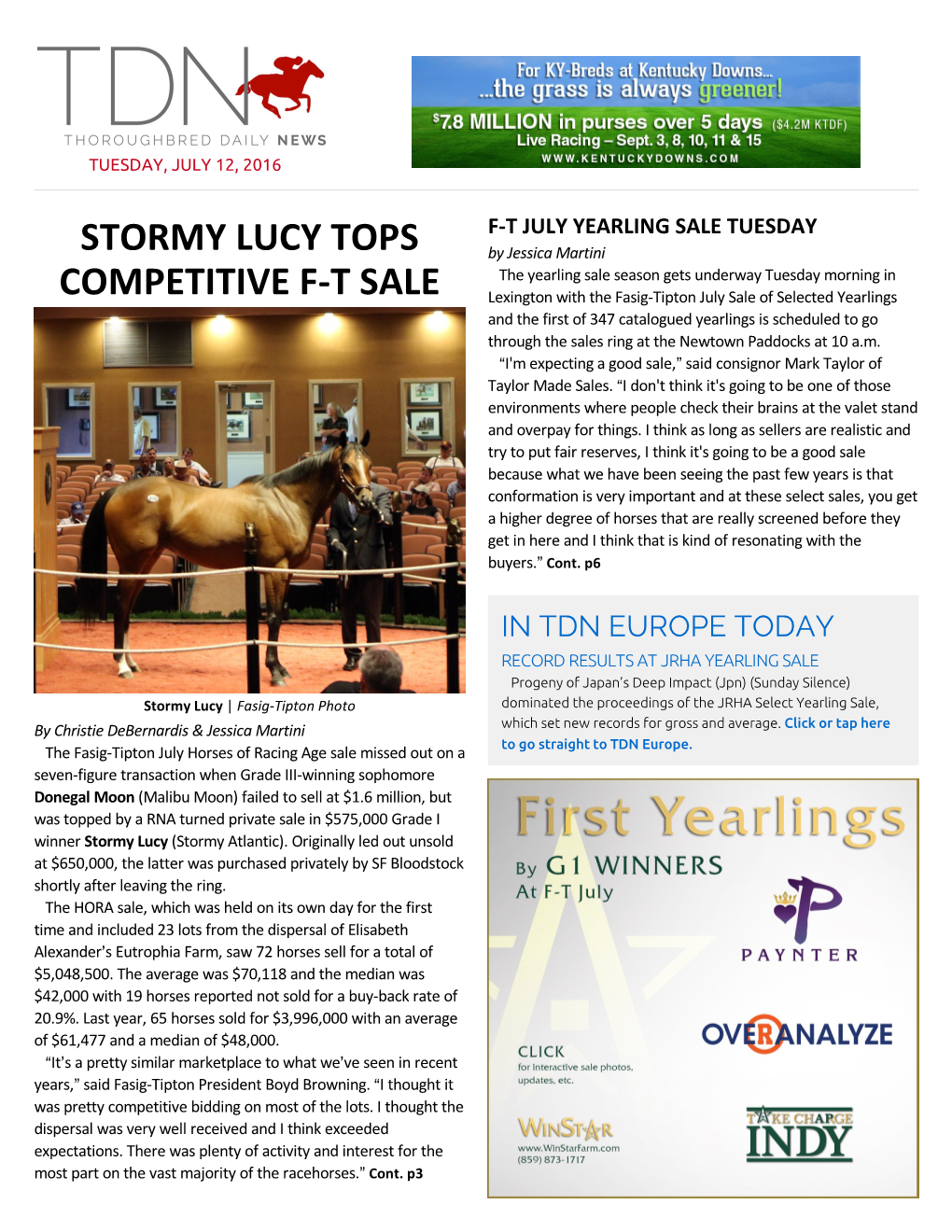 Stormy Lucy Tops Competitive F-T Sale