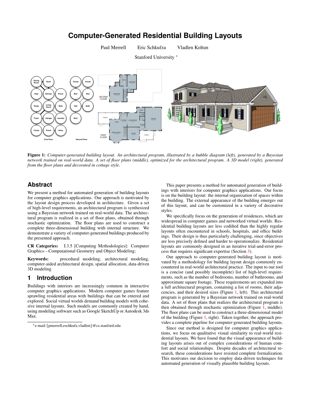 Computer-Generated Residential Building Layouts