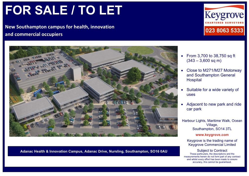 FOR SALE / to LET New Southampton