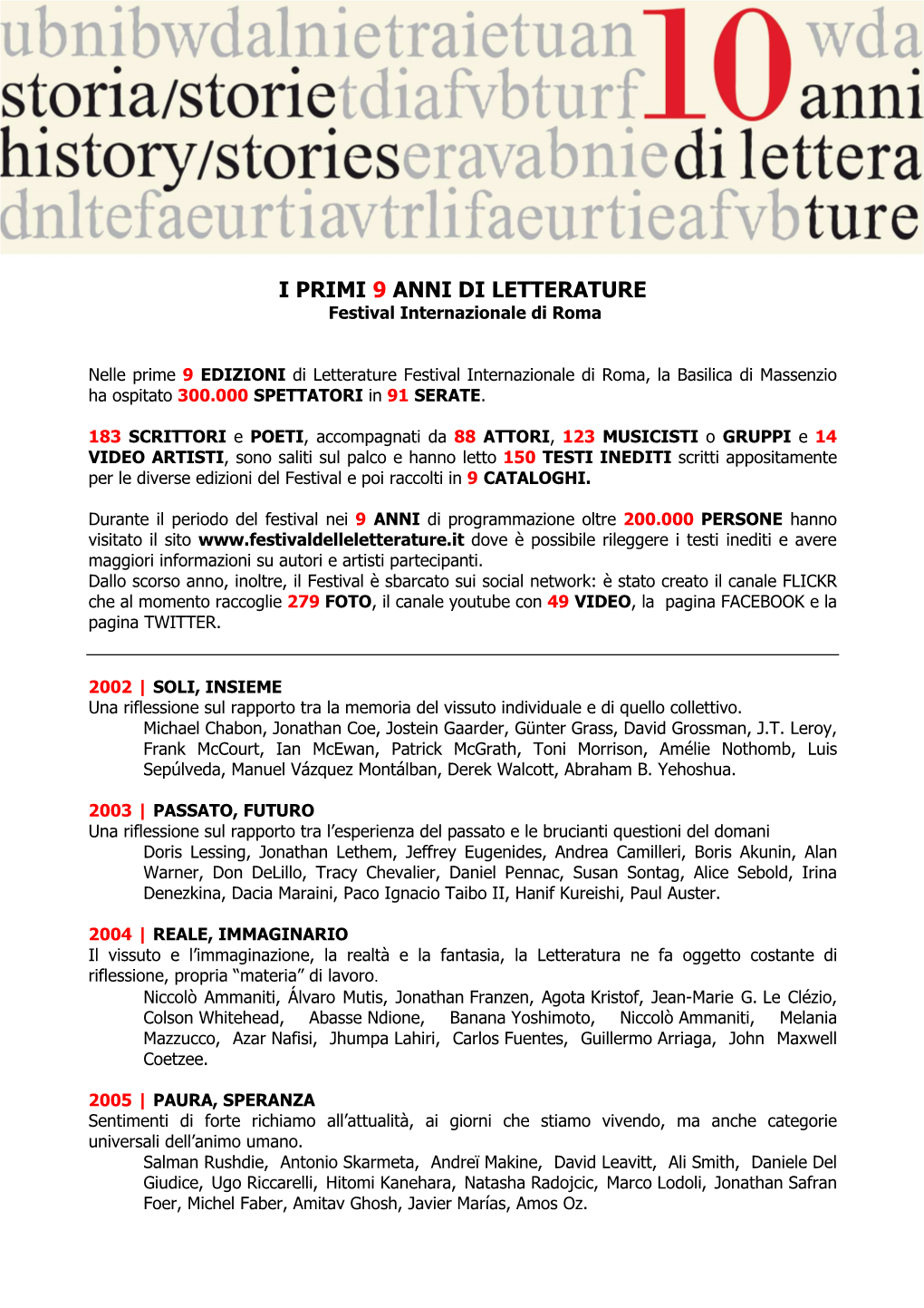 5. Numeri Di Letterature