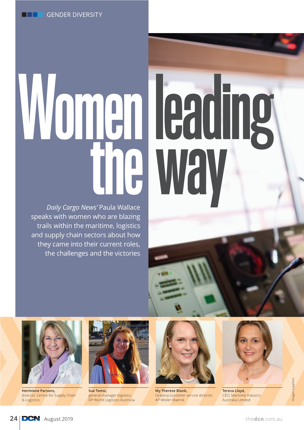 24 Daily Cargo News' Paula Wallace Speaks with Women Who Are