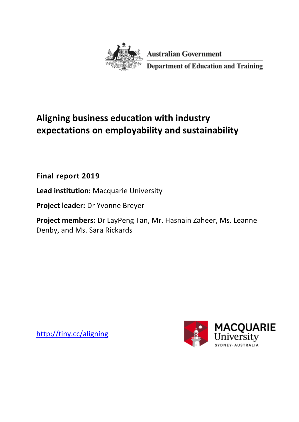 Aligning Business Education with Industry Expectations on Employability and Sustainability