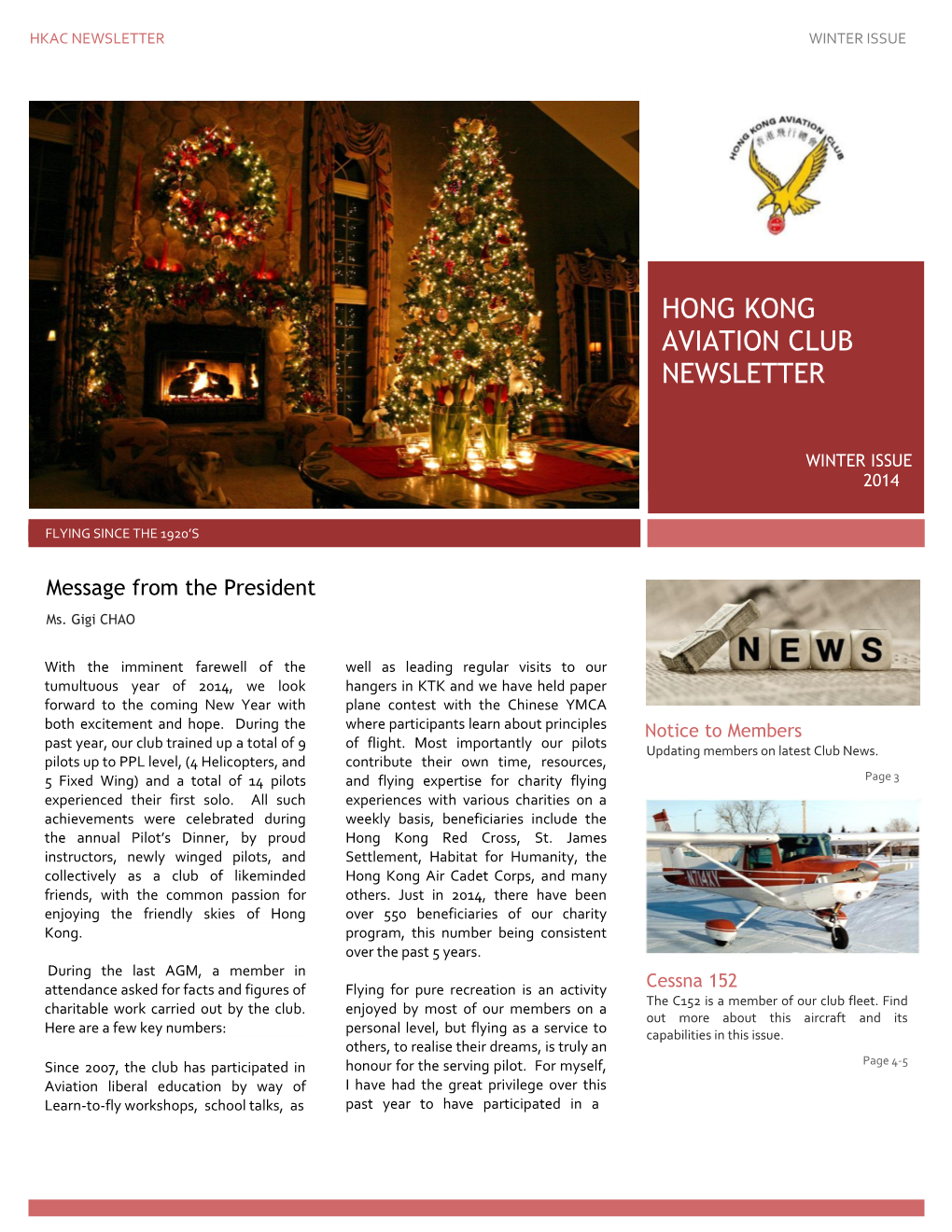 Hong Kong Aviation Club Newsletter