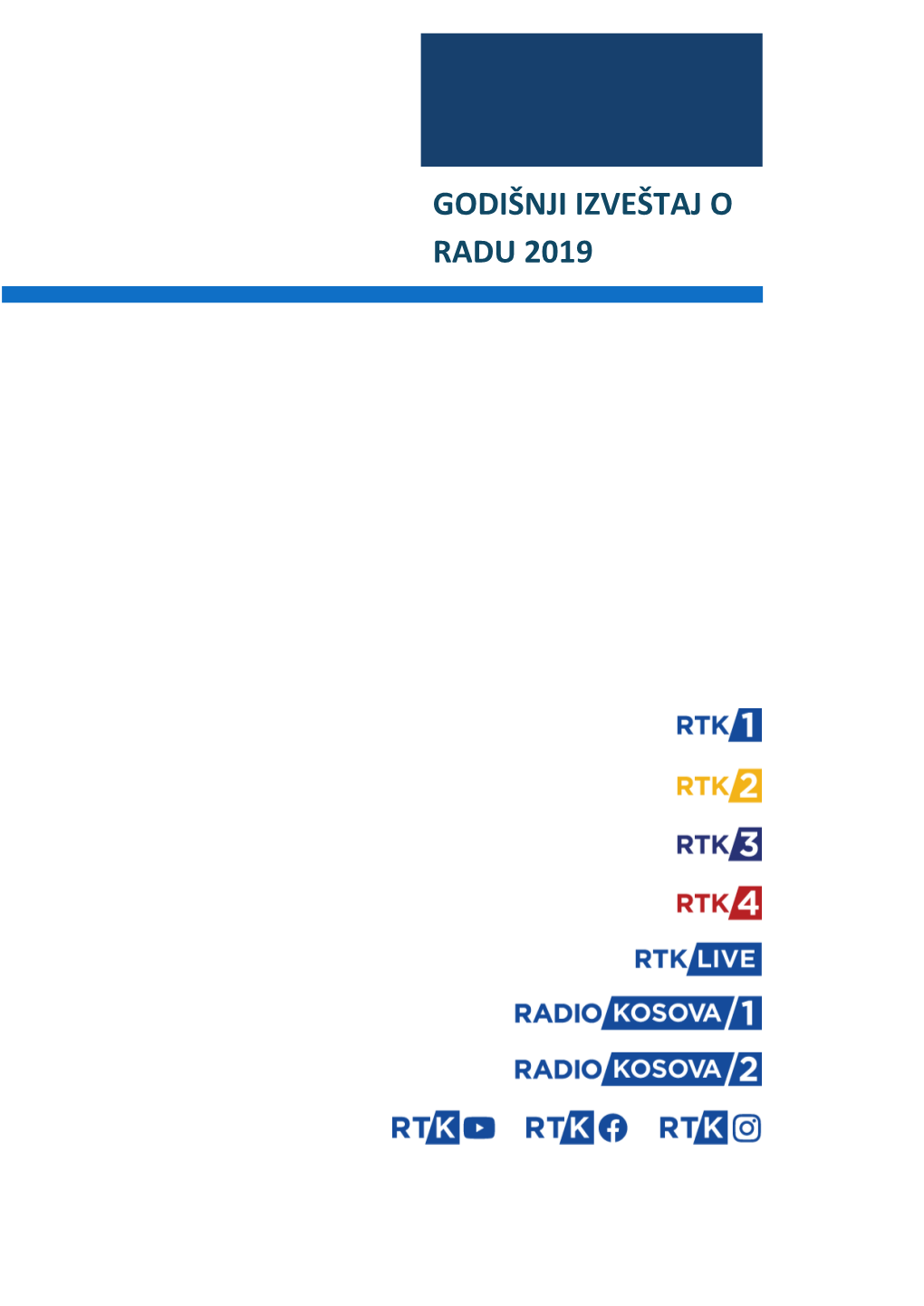 Godišnji Izveštaj O Radu 2019