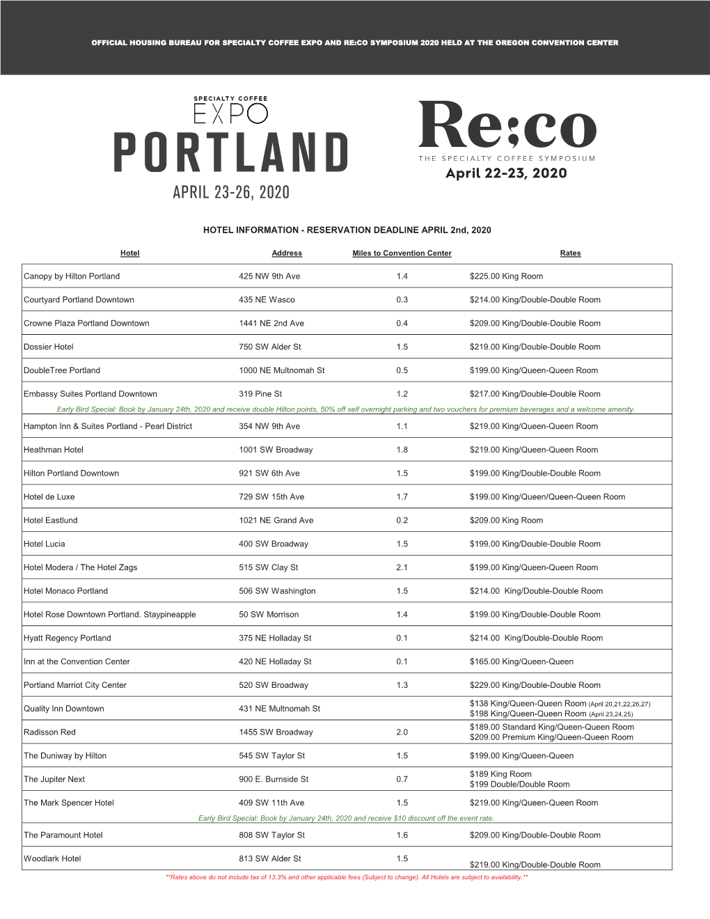 2020 Housing Form