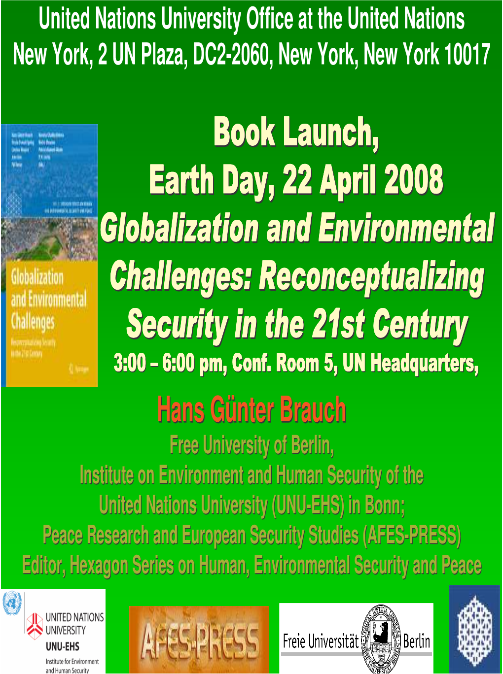 Globalization and Environmental Challenges 7