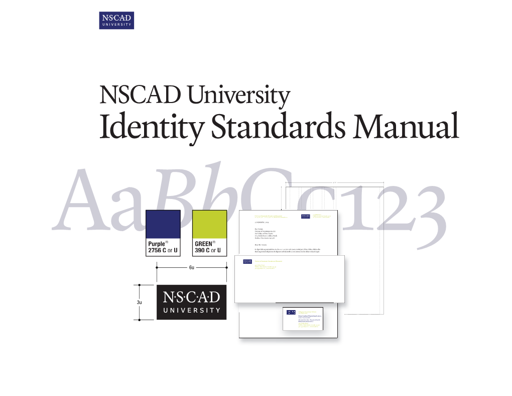 NSCAD University Identity Standards Manual