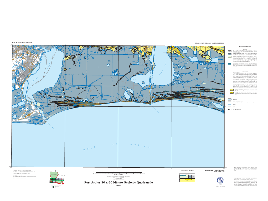 Port Arthur Geology