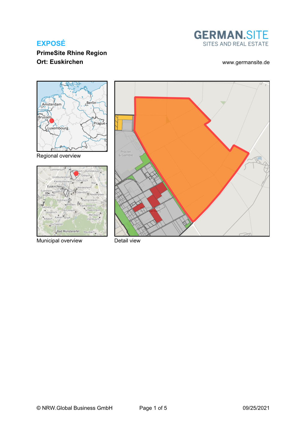 Primesite Rhine Region (No. 001), Euskirchen , Kreis Euskirchen