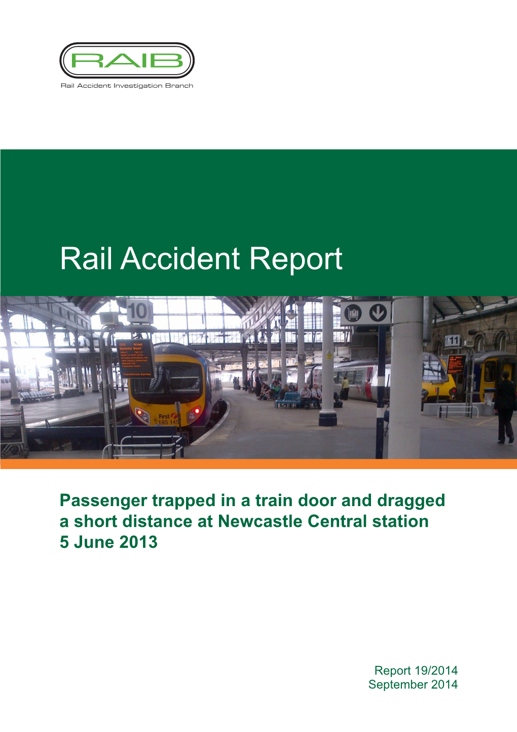 Rail Accident Report