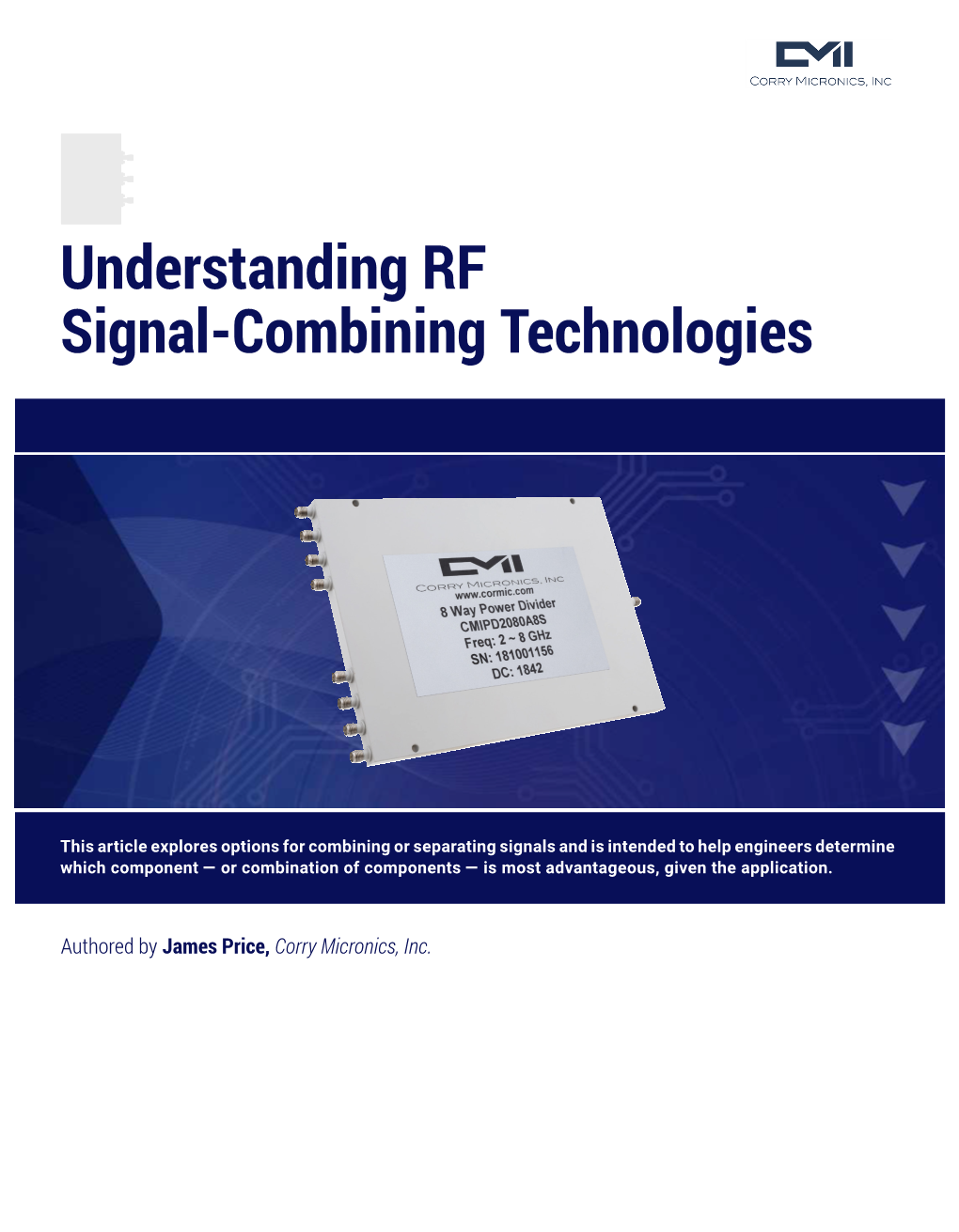 Understanding RF Signal-Combining Technologies