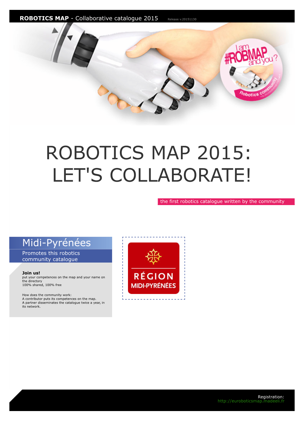 Robotics Map 2015: Let's Collaborate!