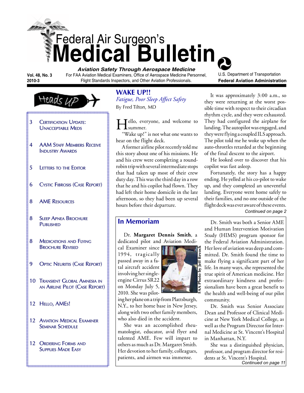 Federal Air Surgeon's Medical Bulletin • Vol