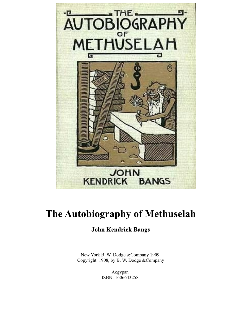 The Autobiography of Methuselah