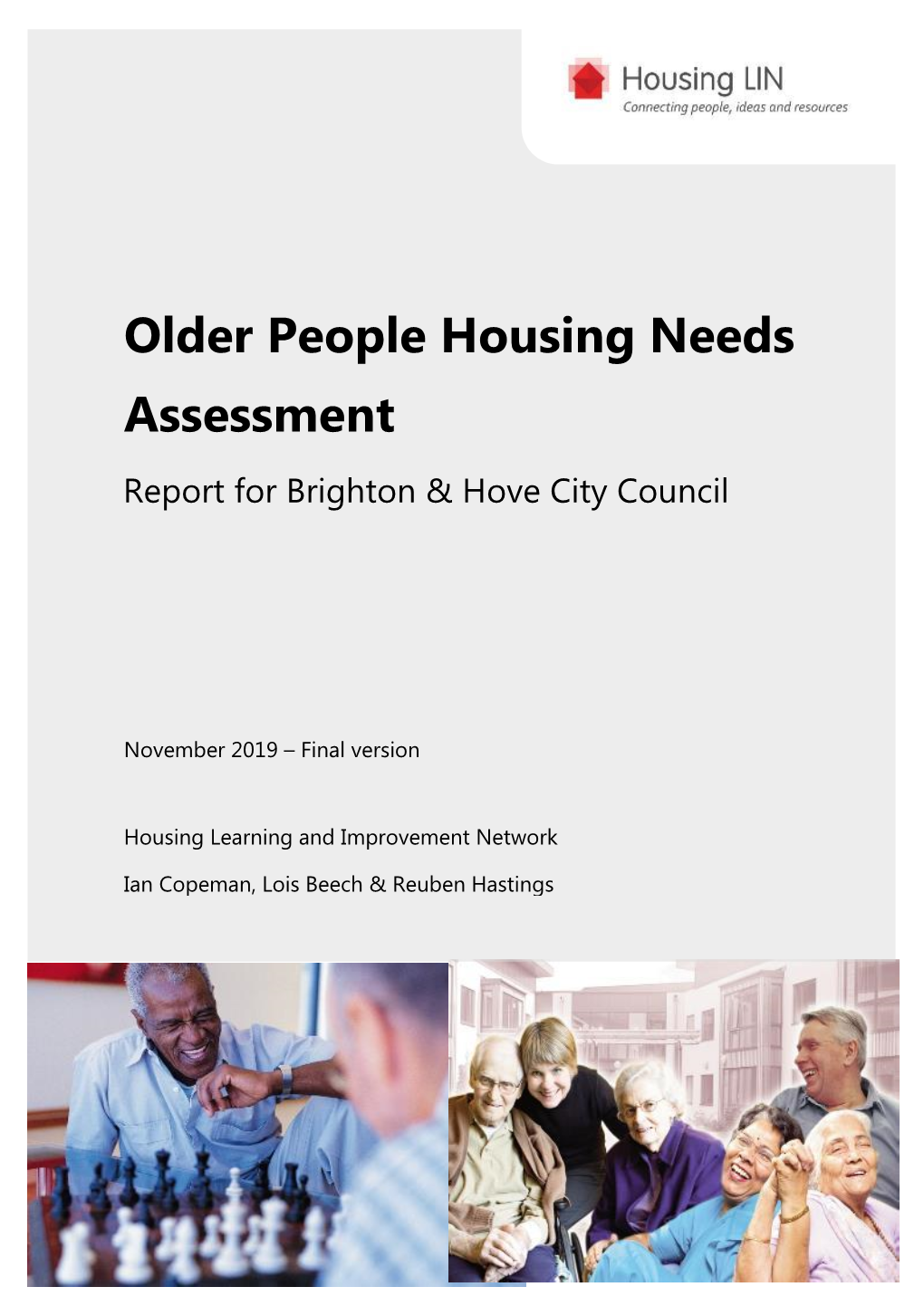 Older People Housing Needs Assessment Report for Brighton & Hove City Council