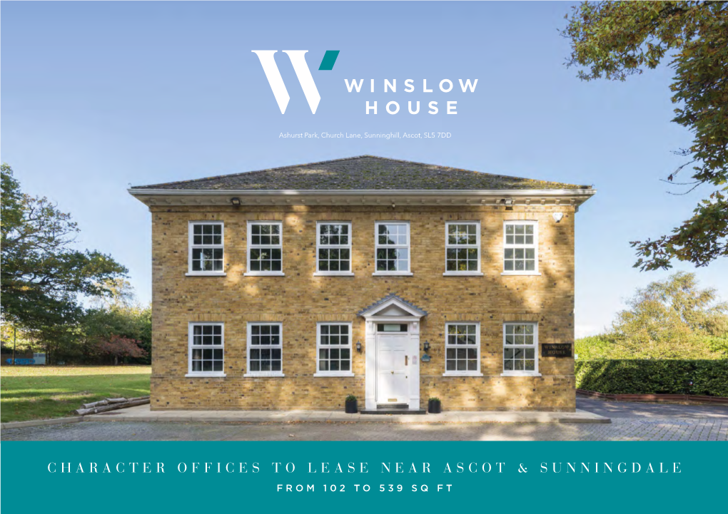 Character Offices to Lease Near Ascot & Sunningdale