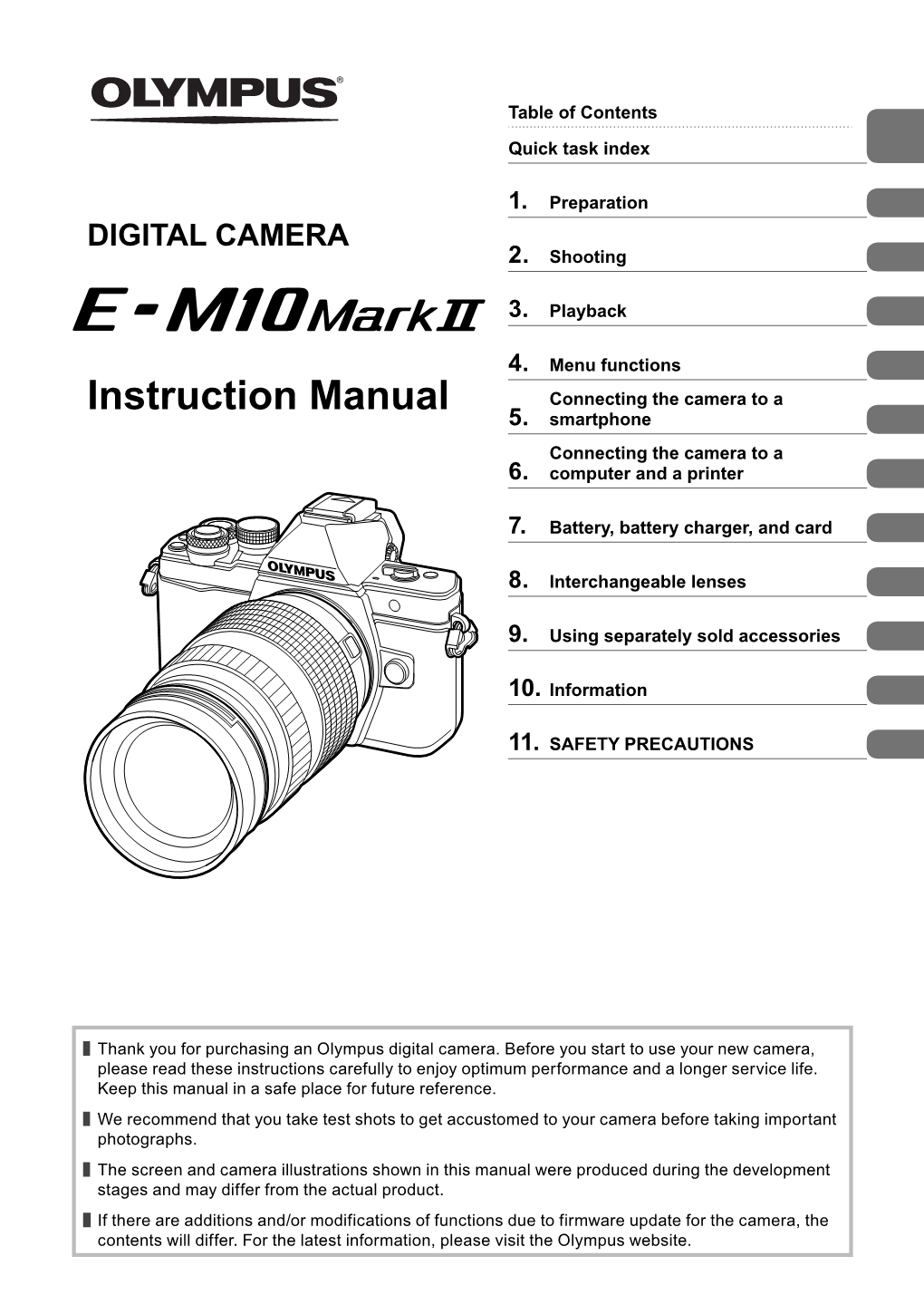 Instruction Manual Connecting the Camera to a 5