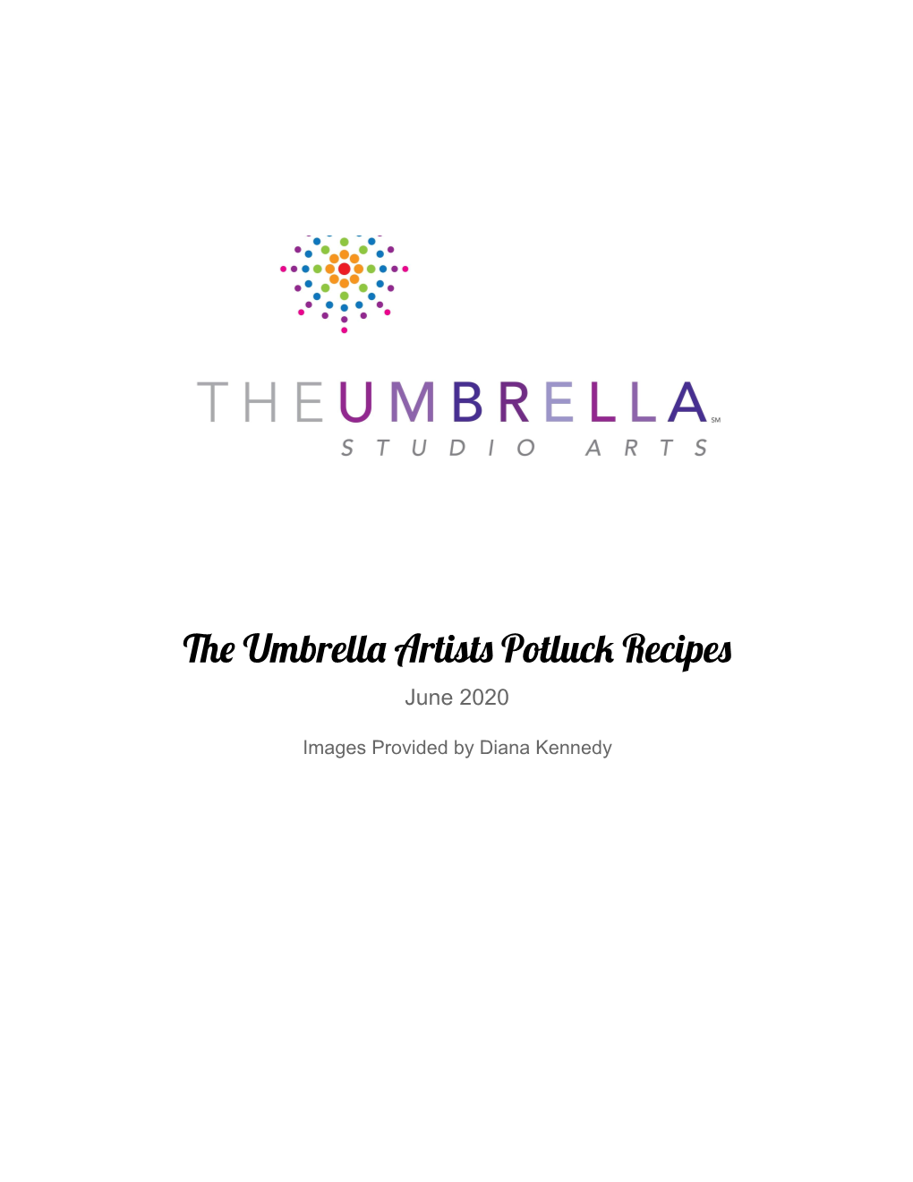 The Umbrella Artists Potluck Recipes