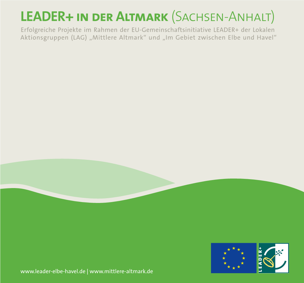 LEADER+ in Der Altmark