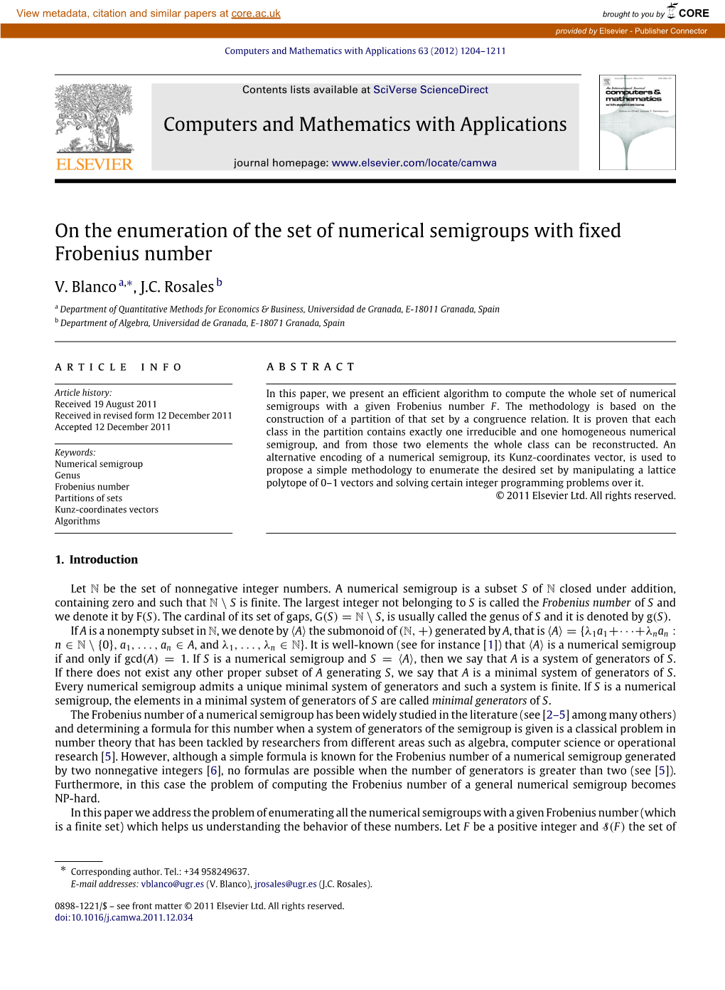 On the Enumeration of the Set of Numerical Semigroups with Fixed Frobenius Number