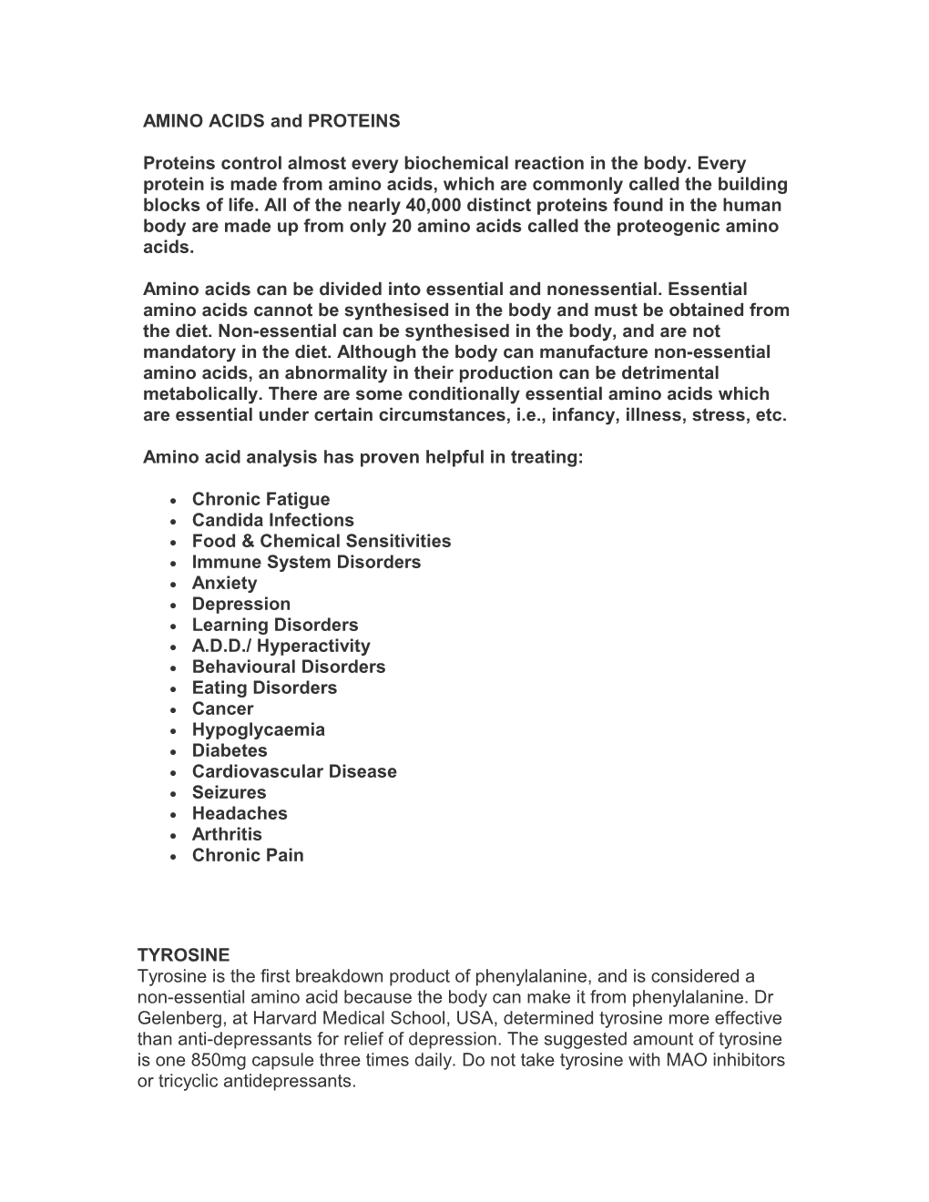 AMINO ACIDS and PROTEINS s1