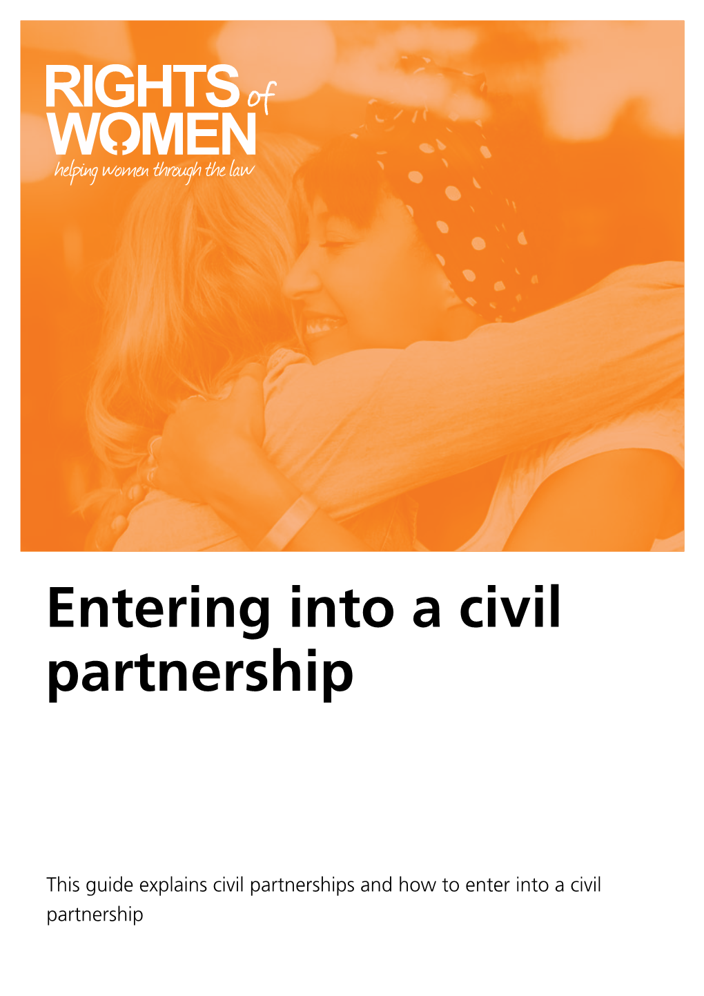 Entering Into a Civil Partnership