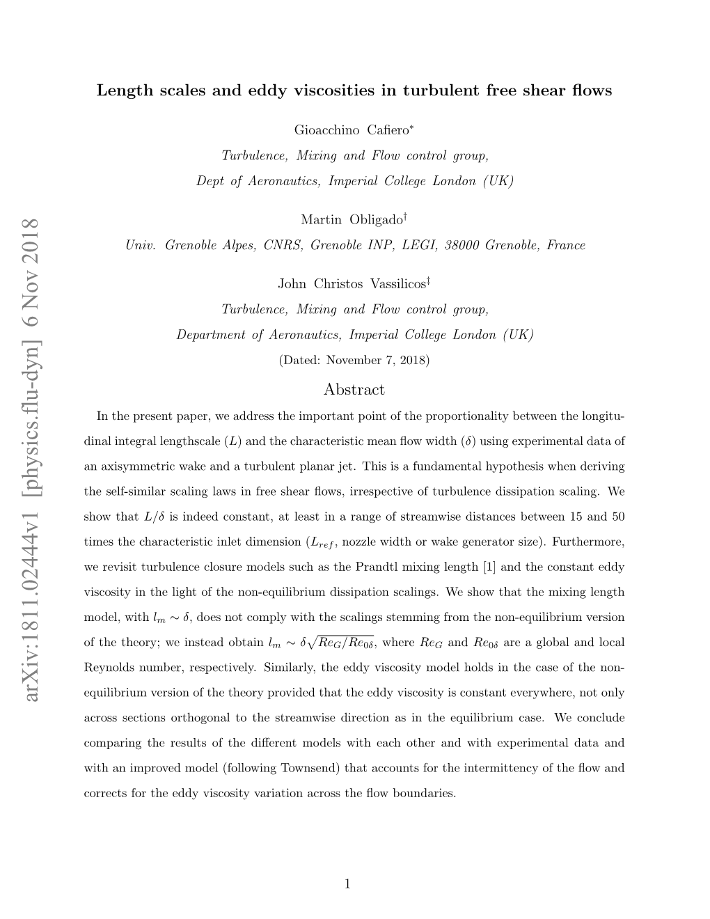 Length Scales and Eddy Viscosities in Turbulent Free Shear Flows