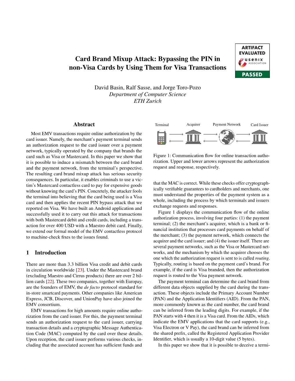 Card Brand Mixup Attack: Bypassing the PIN in Non-Visa Cards by Using Them for Visa Transactions