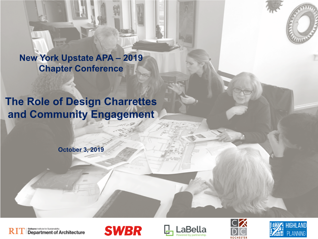 The Role of Design Charrettes and Community Engagement