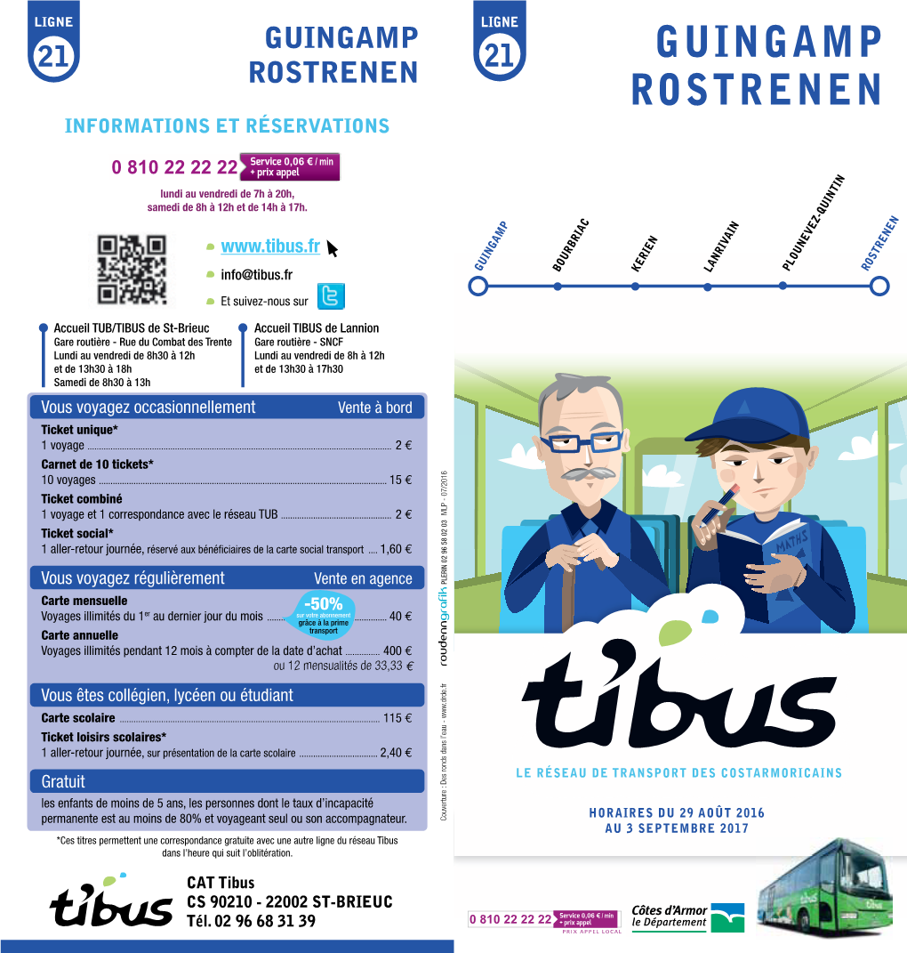 GUINGAMP Rostrenen ROSTRENEN INFORMATIONS ET RÉSERVATIONS