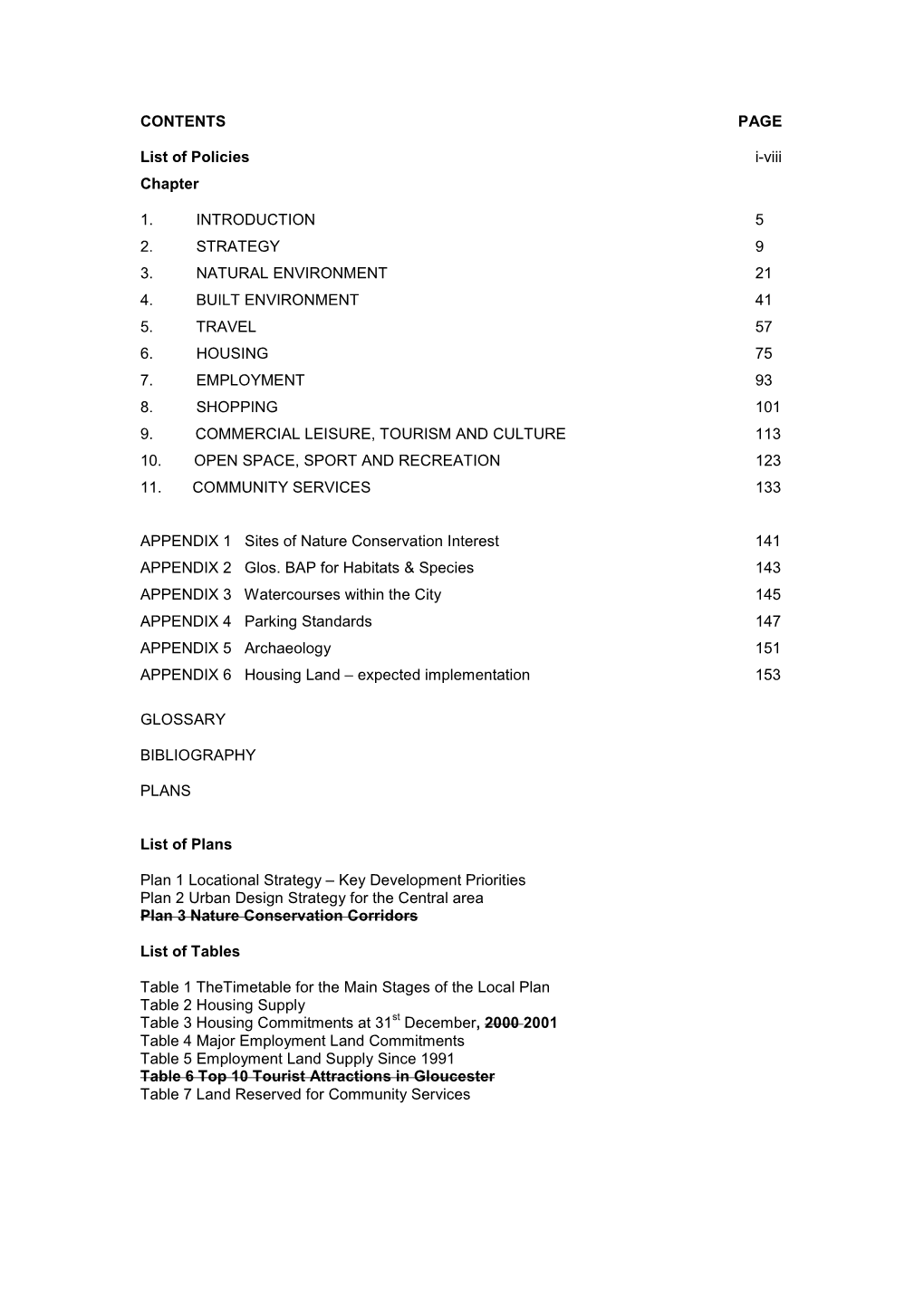 Second Stage Deposit Local Plan 2002 First