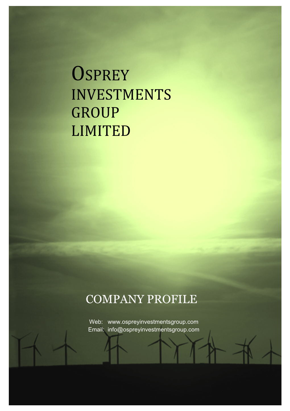 Osprey Investments Group Limited