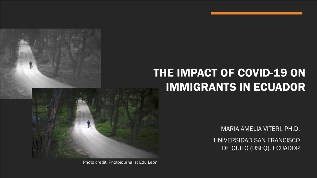 The Impact of Covid-19 on Immigrants in Ecuador