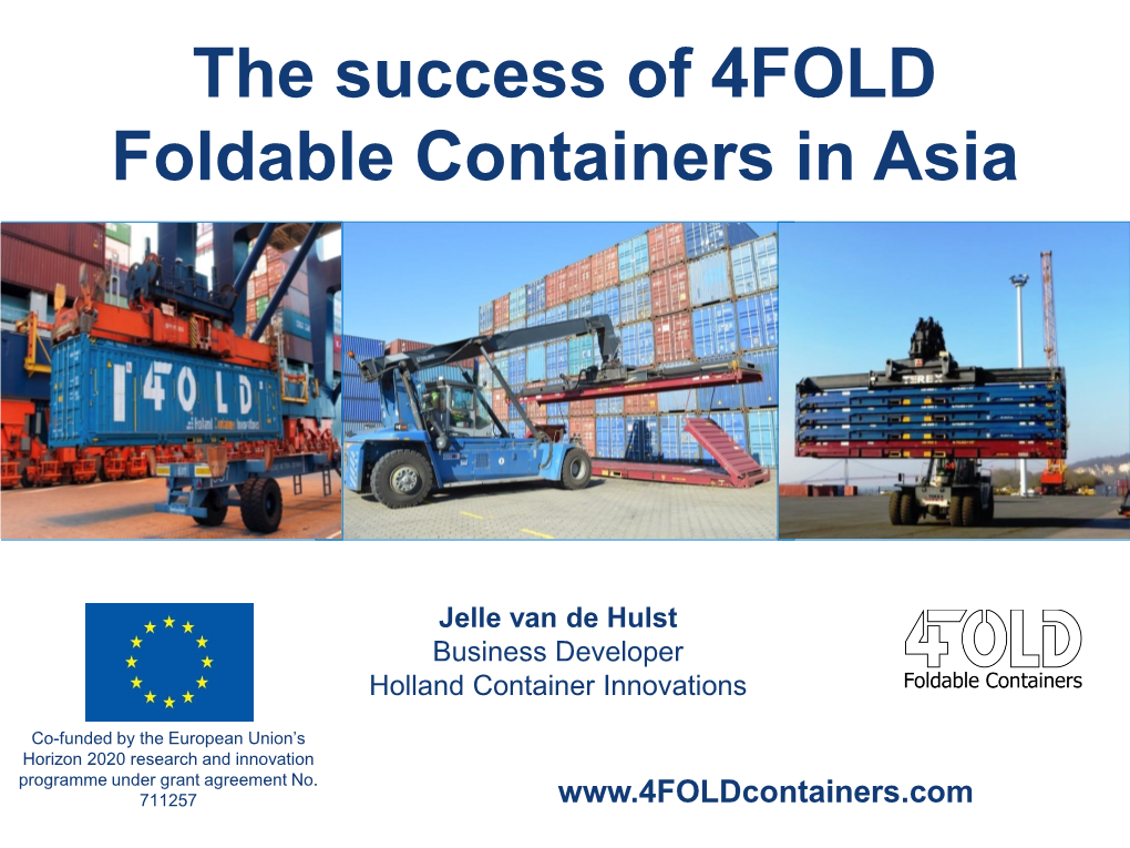 The Success of 4FOLD Foldable Containers in Asia