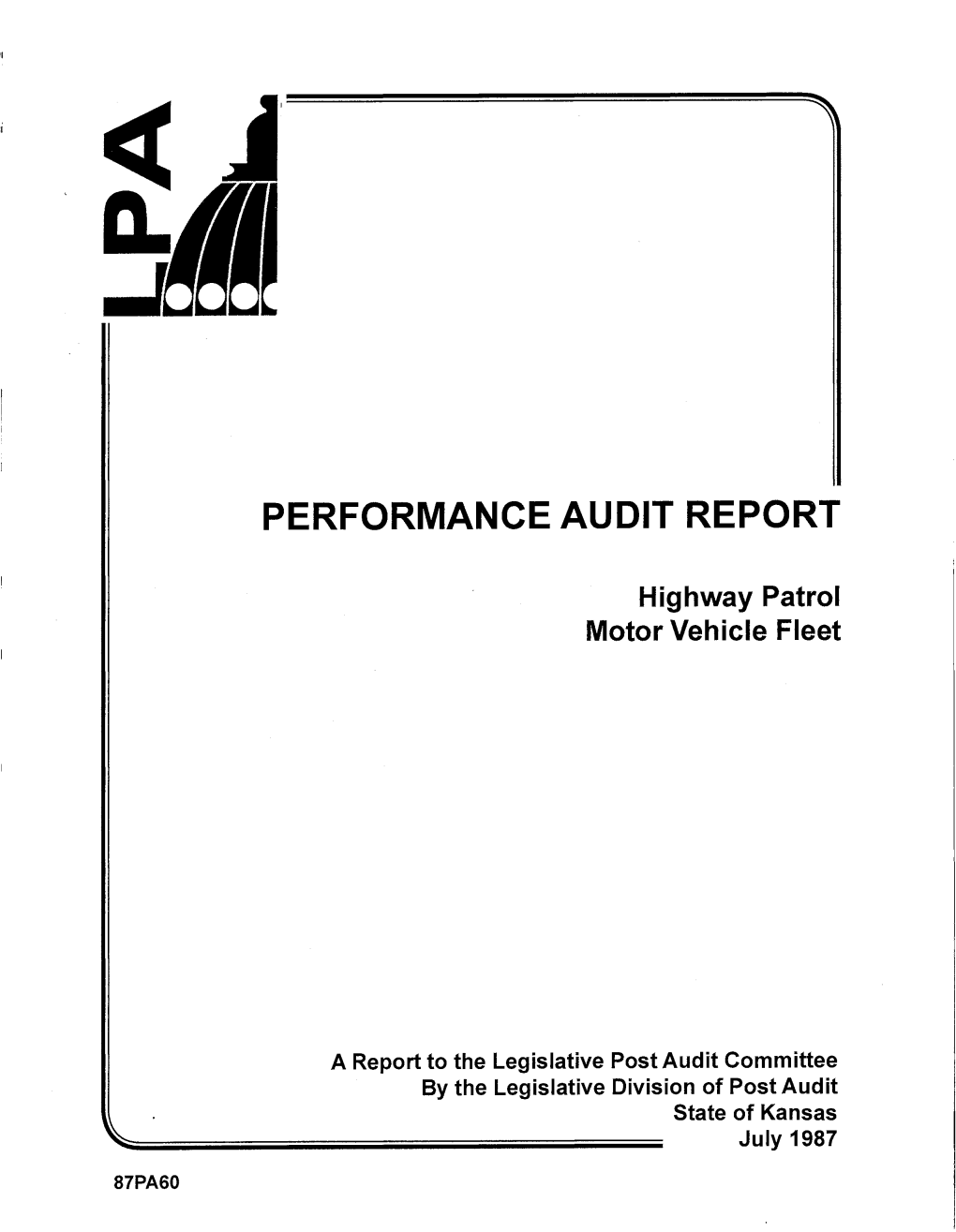 Performance Audit Report