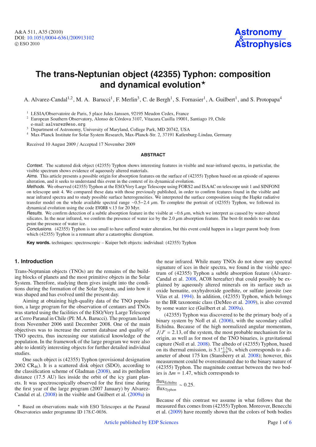 (42355) Typhon: Composition and Dynamical Evolution