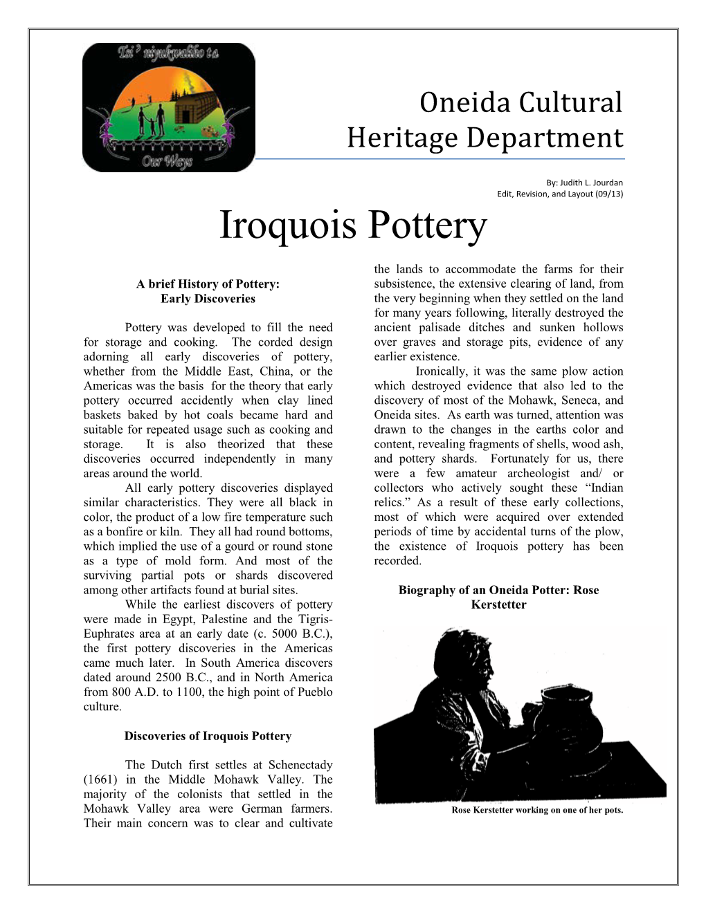 Iroquois Pottery